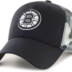 NHL Boston Bruins vit kamo bakkontakt MVP truckerkeps front