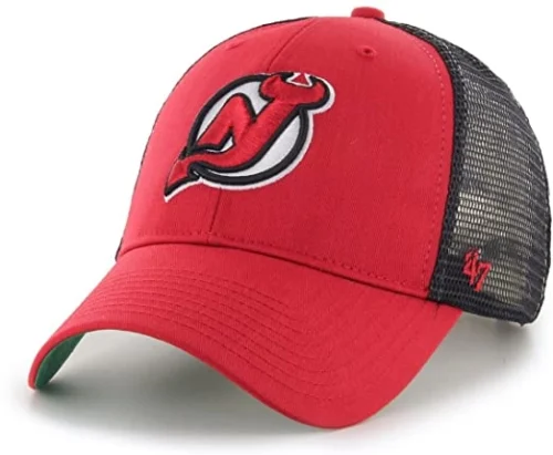 NHL New Jersey Devils Branson MVP Trucker Cap red front